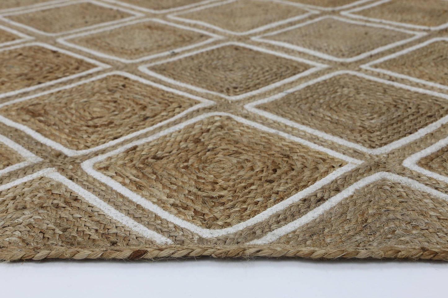 Artisan | Parquetry Flatweave Rug - Beige