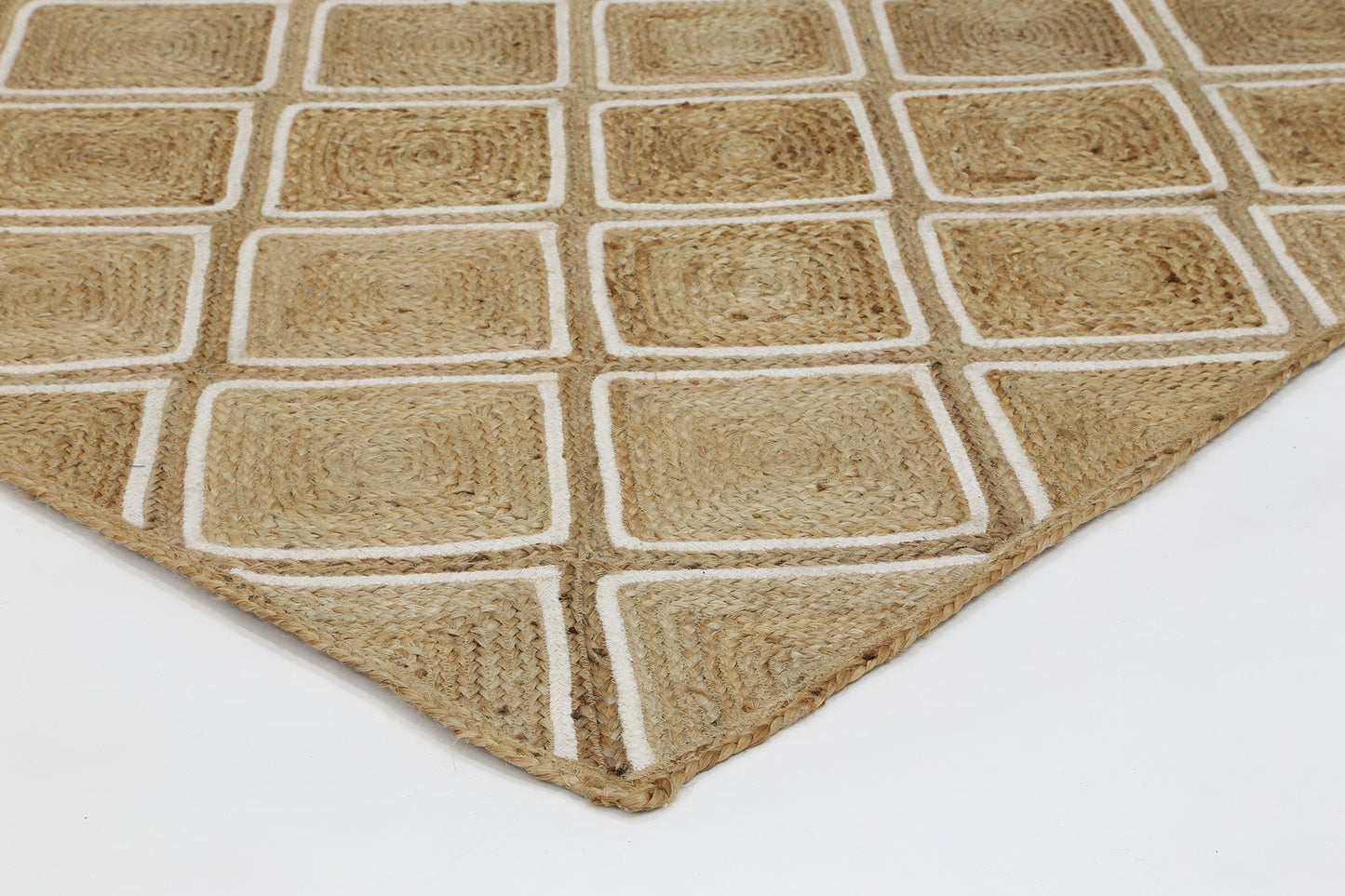 Artisan | Parquetry Flatweave Rug - Beige