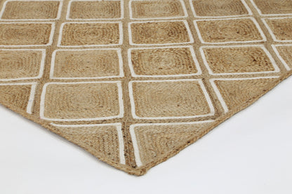 Artisan | Parquetry Flatweave Rug - Beige