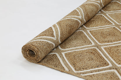 Artisan | Parquetry Flatweave Rug - Beige