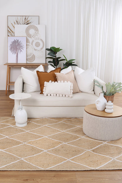 Artisan | Diamond Flatweave Rug - Natural