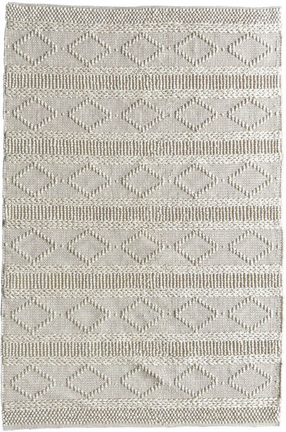 Zuri | Diamond Wool Rug Cream - Mirra Interiors
