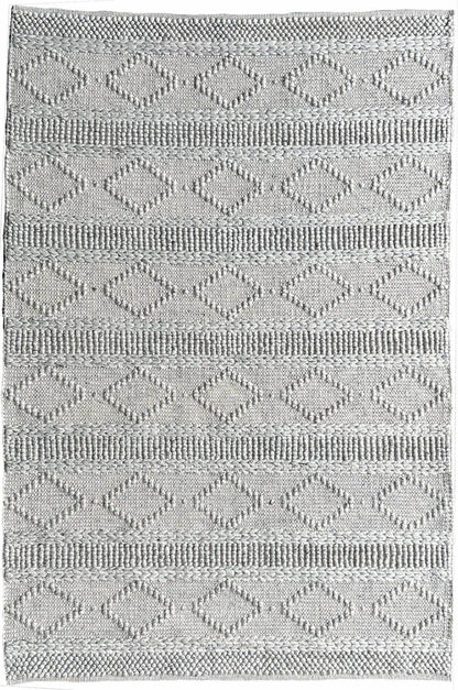 Zuri | Diamond Wool Rug Spotted Grey - Mirra Interiors