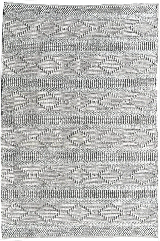 Zuri | Diamond Wool Rug Spotted Grey - Mirra Interiors