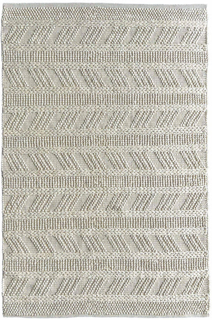 Zuri | Chevron Wool Rug Cream - Mirra Interiors