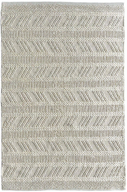 Zuri | Chevron Wool Rug Cream - Mirra Interiors