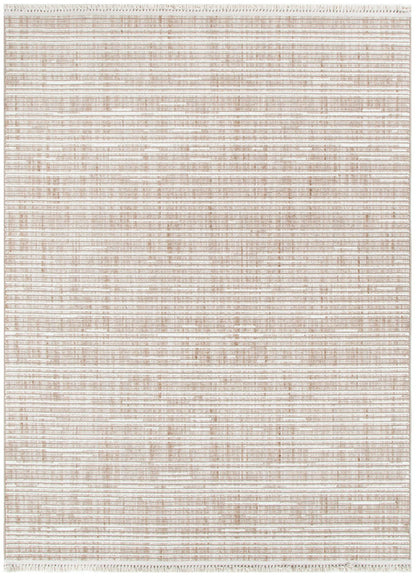 Berno | Loop Lines Rug - Beige & Ivory