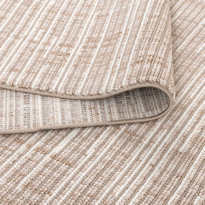 Berno | Loop Lines Rug - Beige & Ivory
