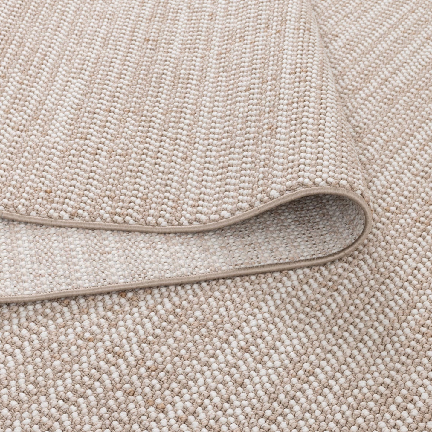 Berno | Loop Rug - Ivory & Beige