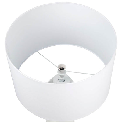 Avery | Resin Geometric Floor Lamp White - Mirra Interiors