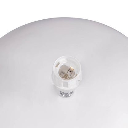 Peyton | Ceramic Table Lamp White (White Shade) - Mirra Interiors