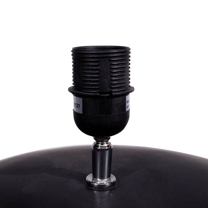 Peyton | Ceramic Table Lamp Black (Black Shade) - Mirra Interiors