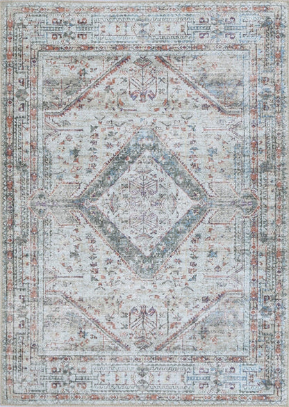Babylon Nippur Multi Washable Rug - VTL0027-01