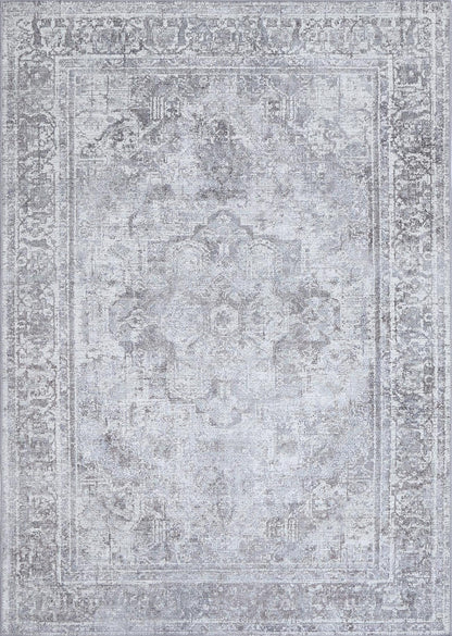 Babylon Arbela Grey Washable Rug - VTL1011-02