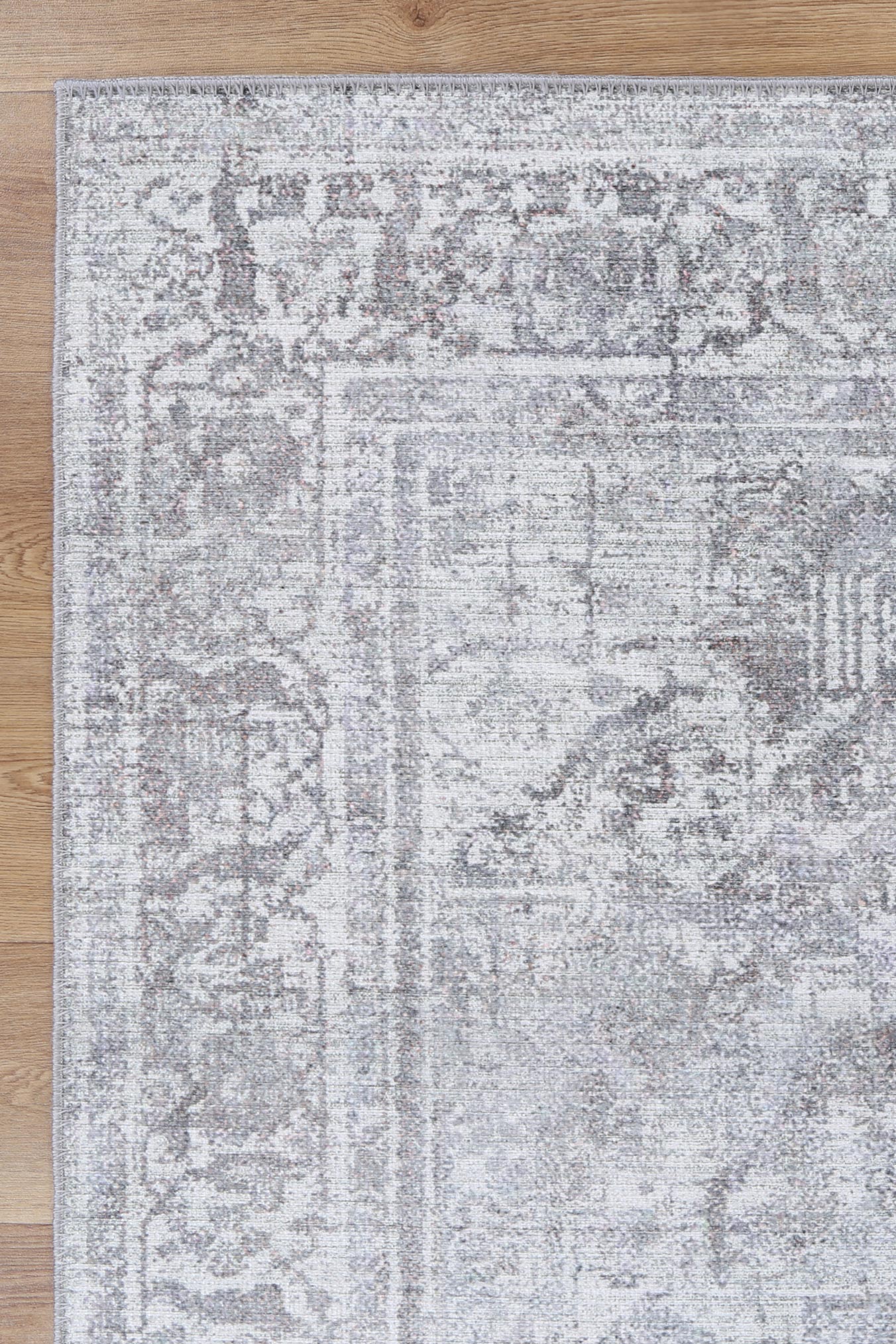 Babylon Arbela Grey Washable Rug - VTL1011-02