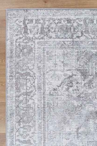 Babylon Arbela Grey Washable Rug - VTL1011-02