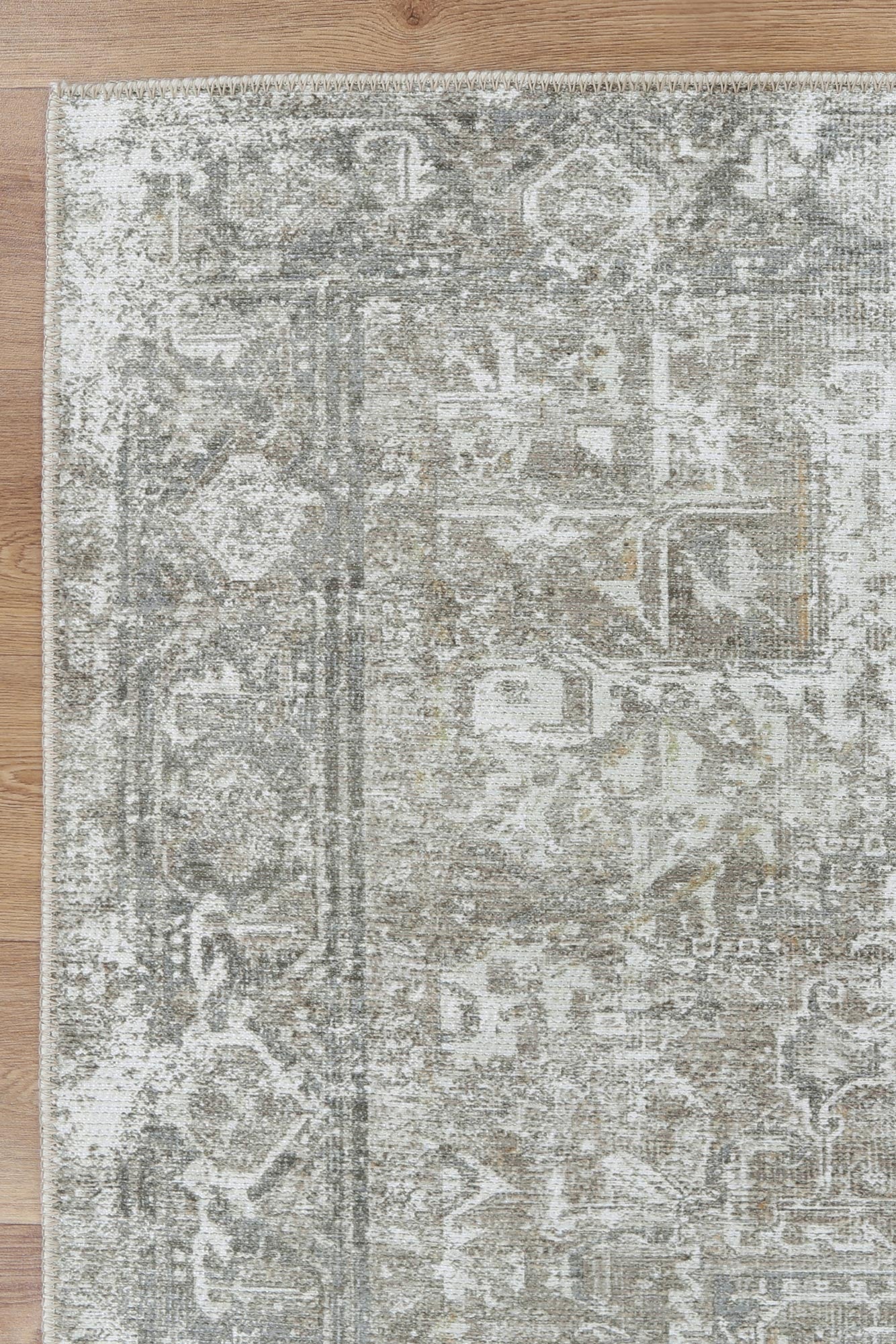 Babylon Nuzi Neutral Washable Rug - VTL1190-01