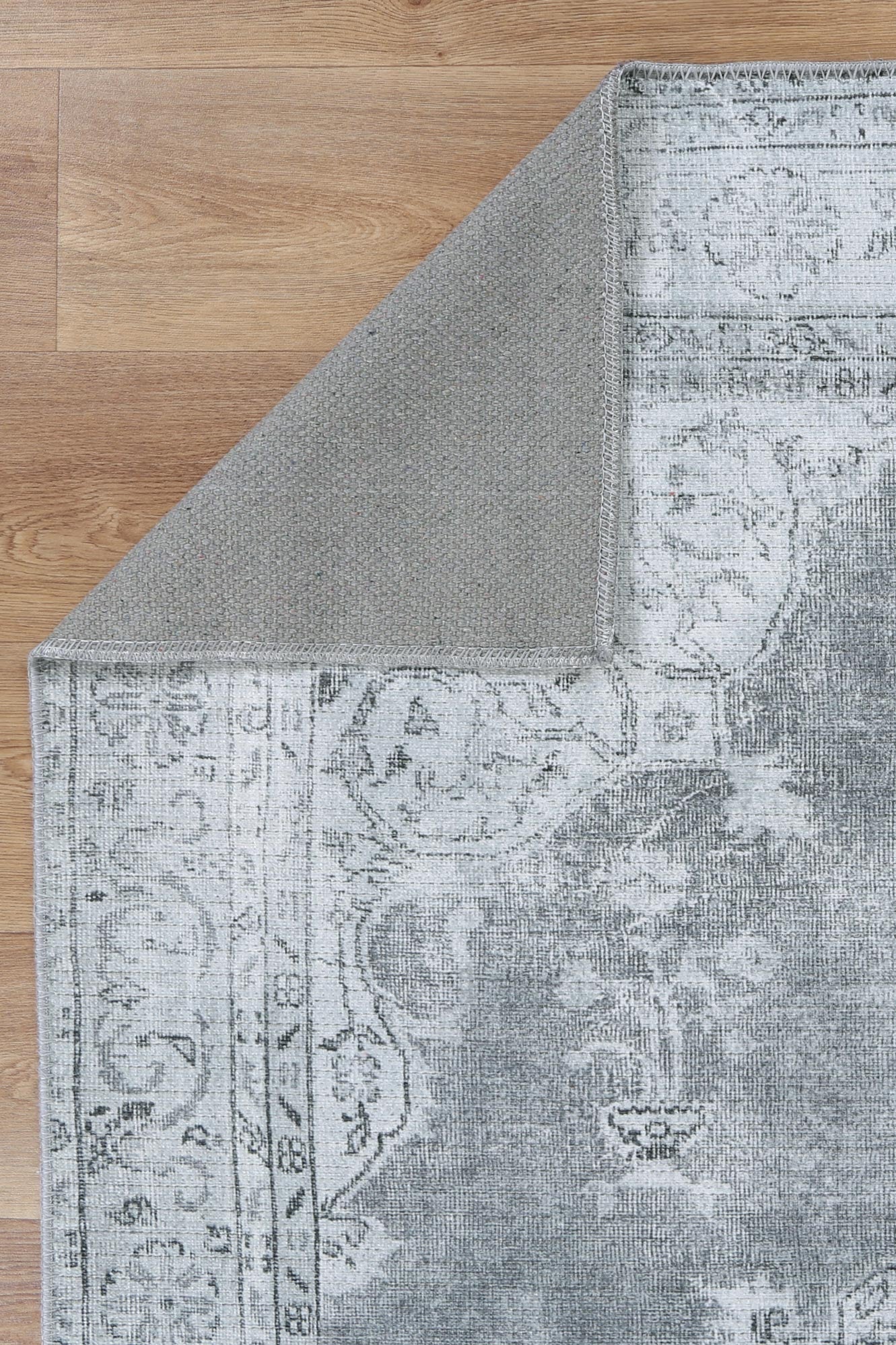 Babylon Isin Dark Grey Washable Rug - VTL1192-02 – Mirra Interiors