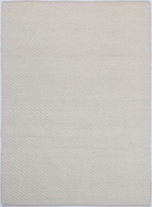 Basalt Ivory Wool Blend Textured Rug -  IVOR