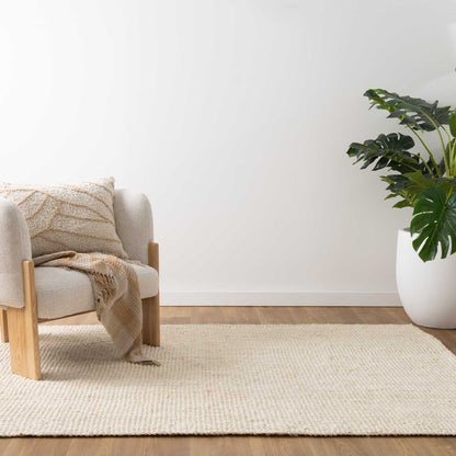 Bengal | Bleached Jute Rug - Light Natural