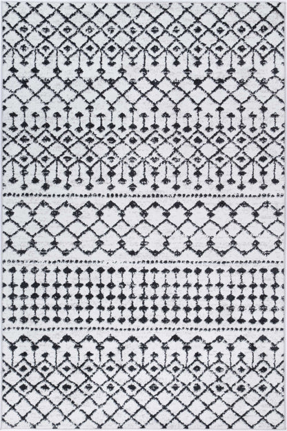 Bergen | Repeats Black and White Rug