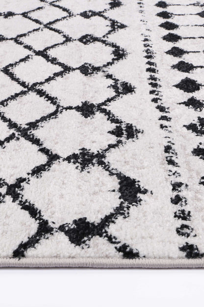 Bergen | Repeats Black and White Rug