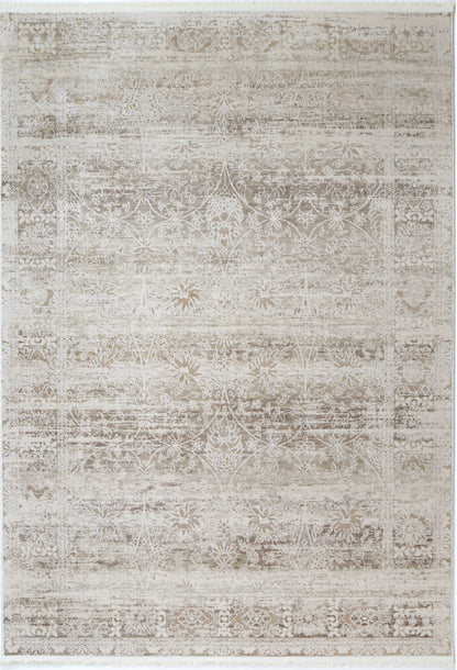 Bohemian Paradise Solid Beige Modern Rug - 02BEIG