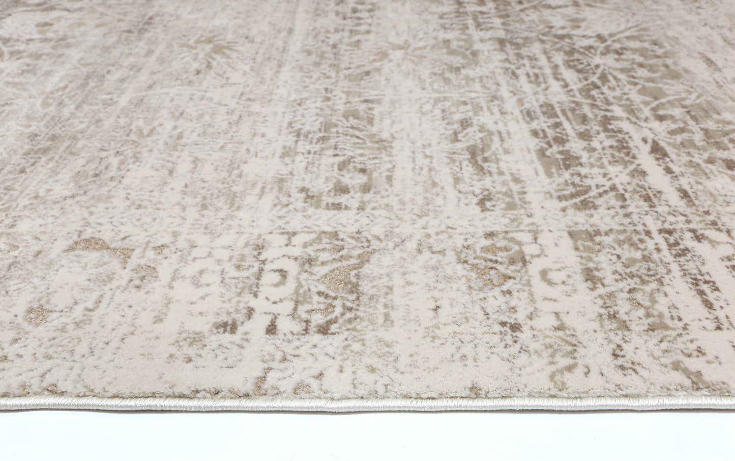 Bohemian Paradise Solid Beige Modern Rug - 02BEIG