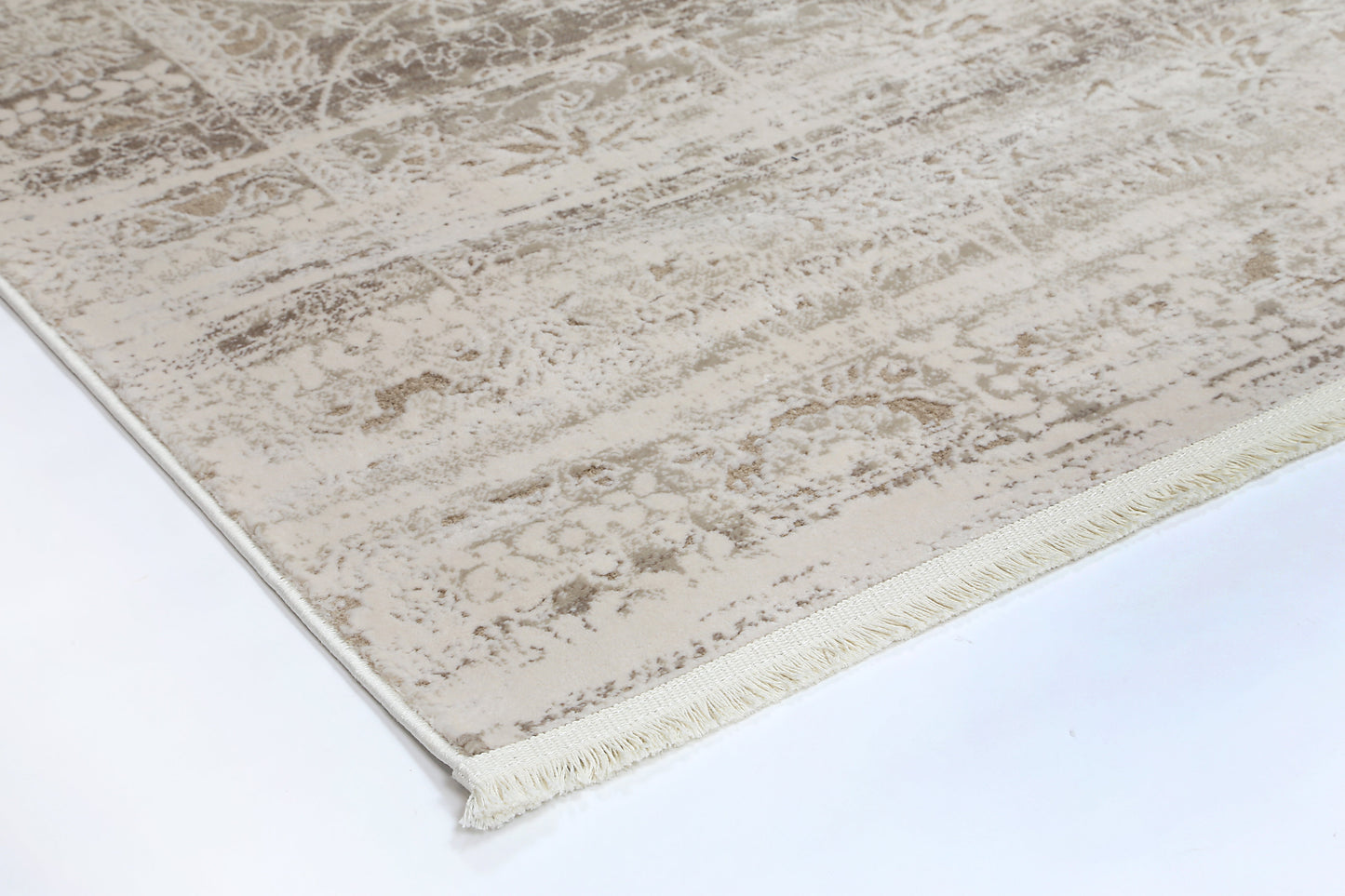 Bohemian Paradise Solid Beige Modern Rug - 02BEIG