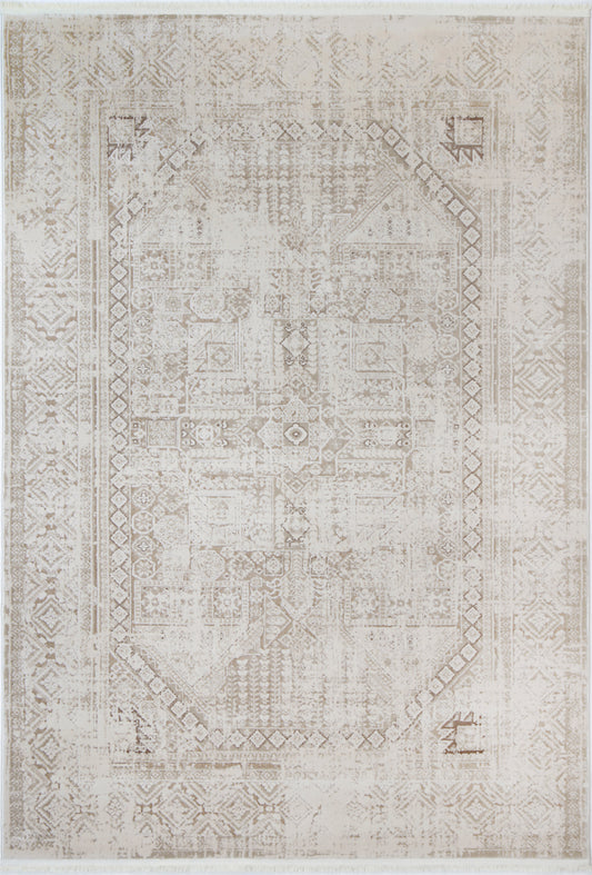 Bohemian Paradise Panel Beige Rug - 03BEIG