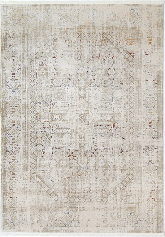 Bohemian | Paradise Panel Rug - Beige Multi