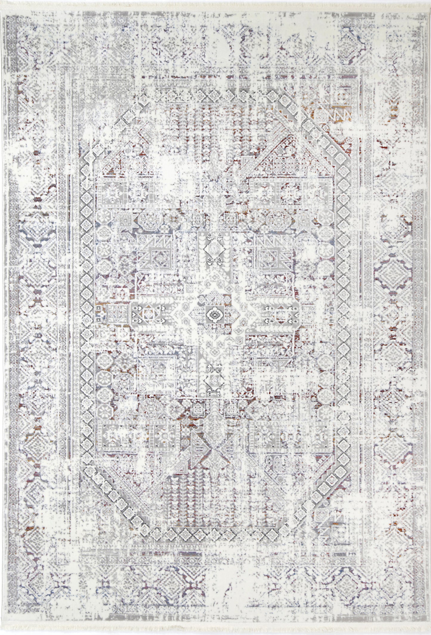 Bohemian | Paradise Panel Rug - Grey Multi