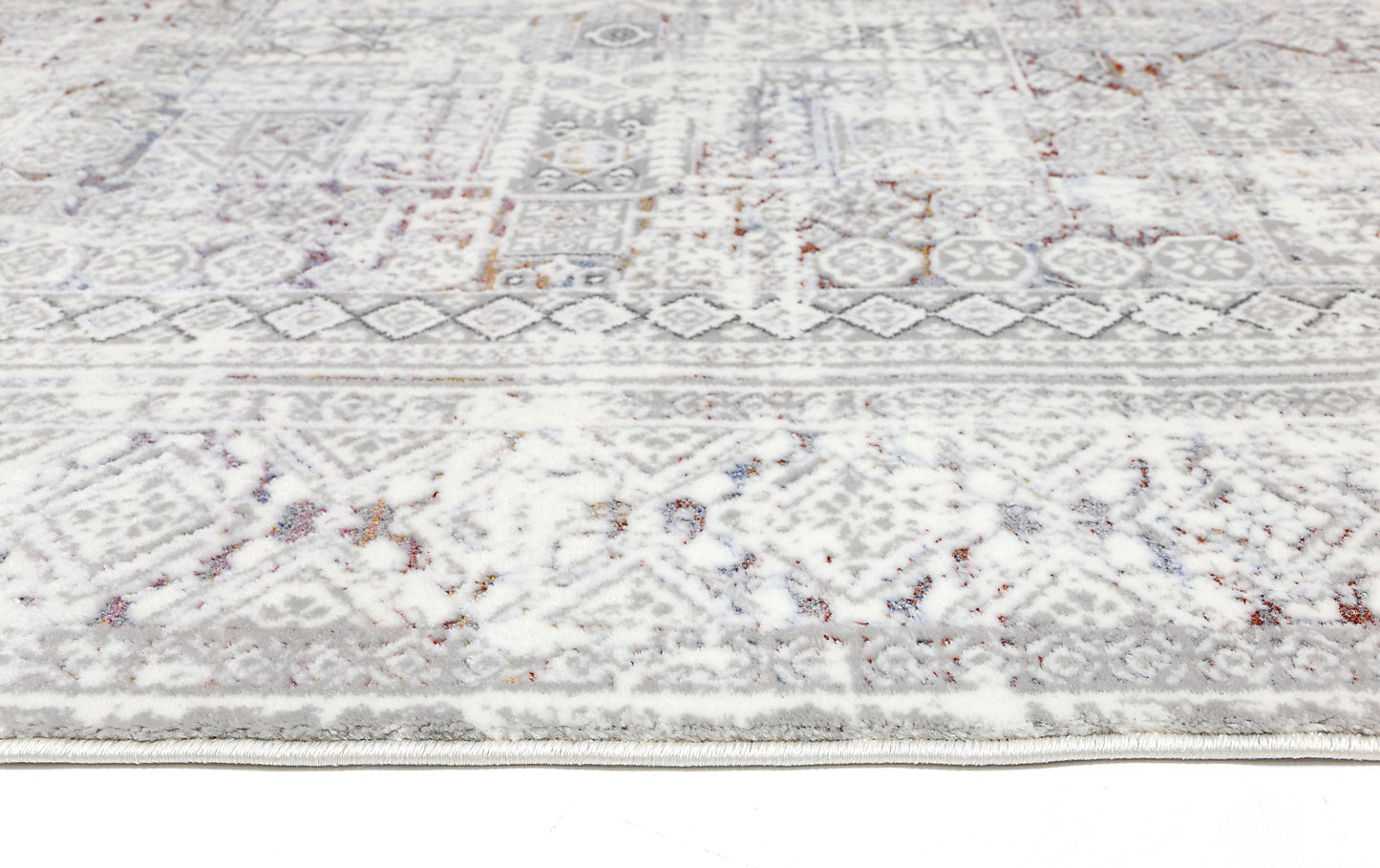 Bohemian | Paradise Panel Rug - Grey Multi