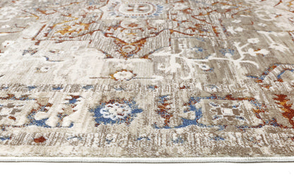 Bohemian Paradise Medalion Beige Multi Rug - 05BMUL