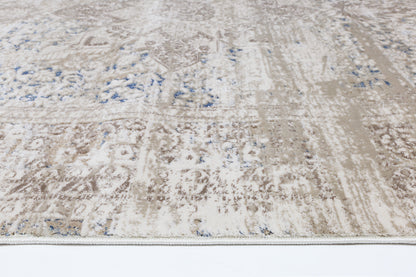 Bohemian | Paradise Medalion Rug - Beige & Blue