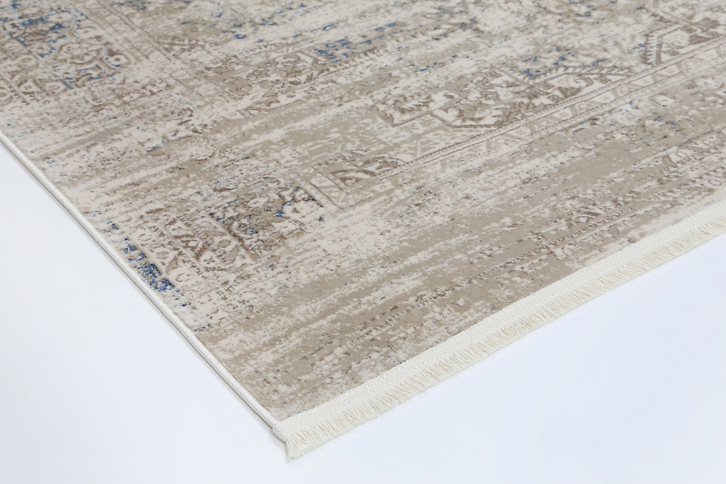 Bohemian | Paradise Medalion Rug - Beige & Blue