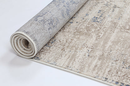 Bohemian | Paradise Medalion Rug - Beige & Blue