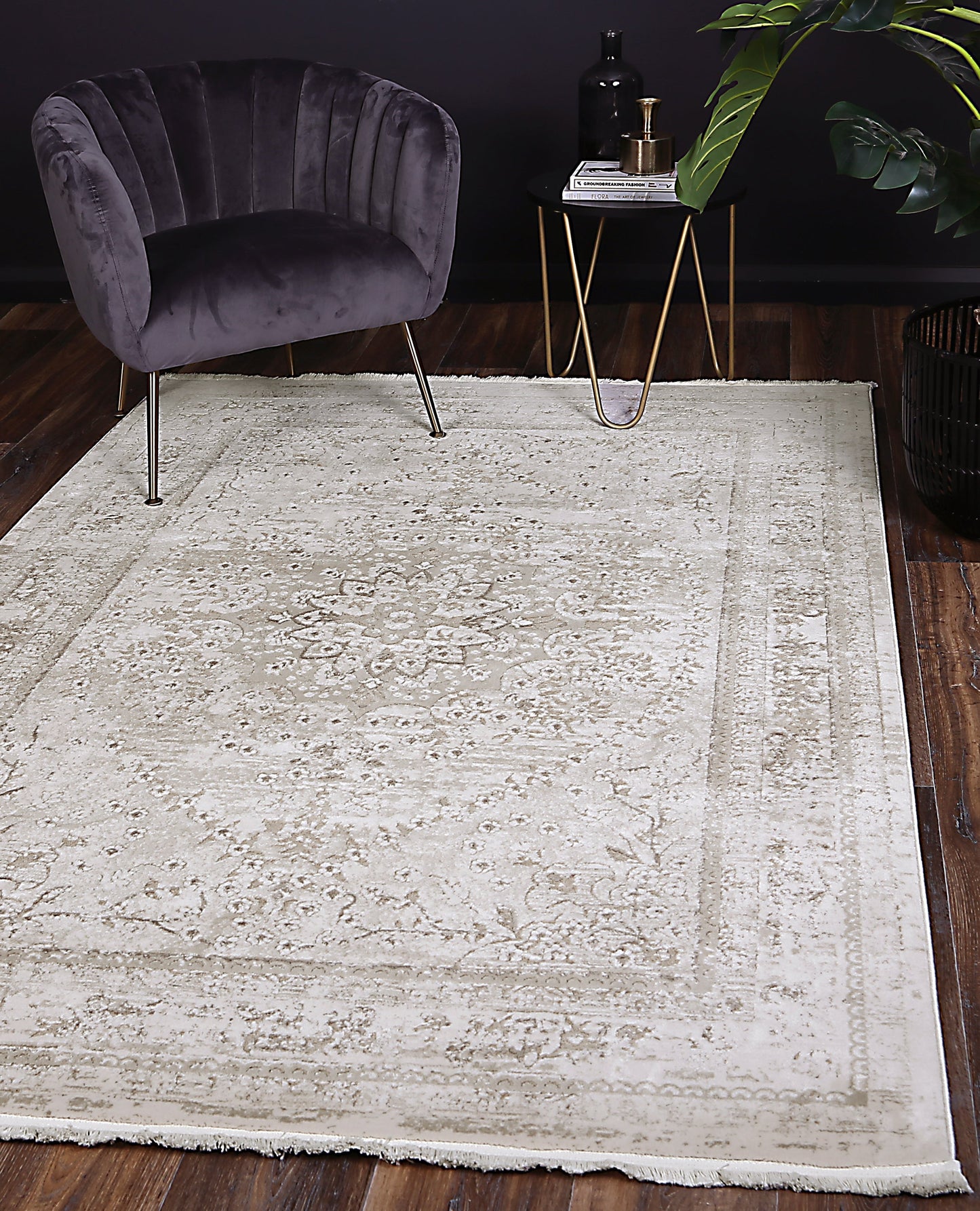 Bohemian | Paradise Vintage Medalion Rug - Beige