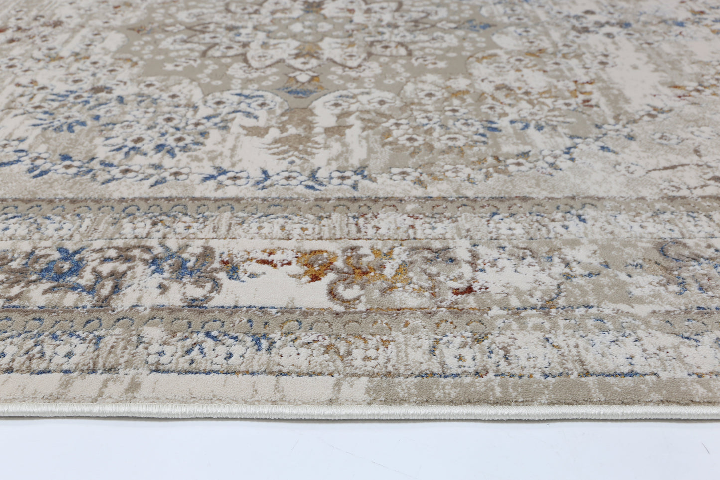 Bohemian Paradise Vintage Medalion Beige Multi Rug - 08BMUL