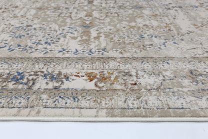 Bohemian Paradise Vintage Medalion Beige Multi Rug - 08BMUL