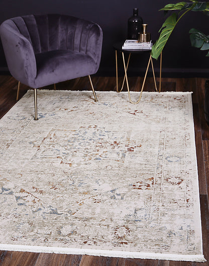 Bohemian | Paradise Classic Vintage Rug - Beige Multi