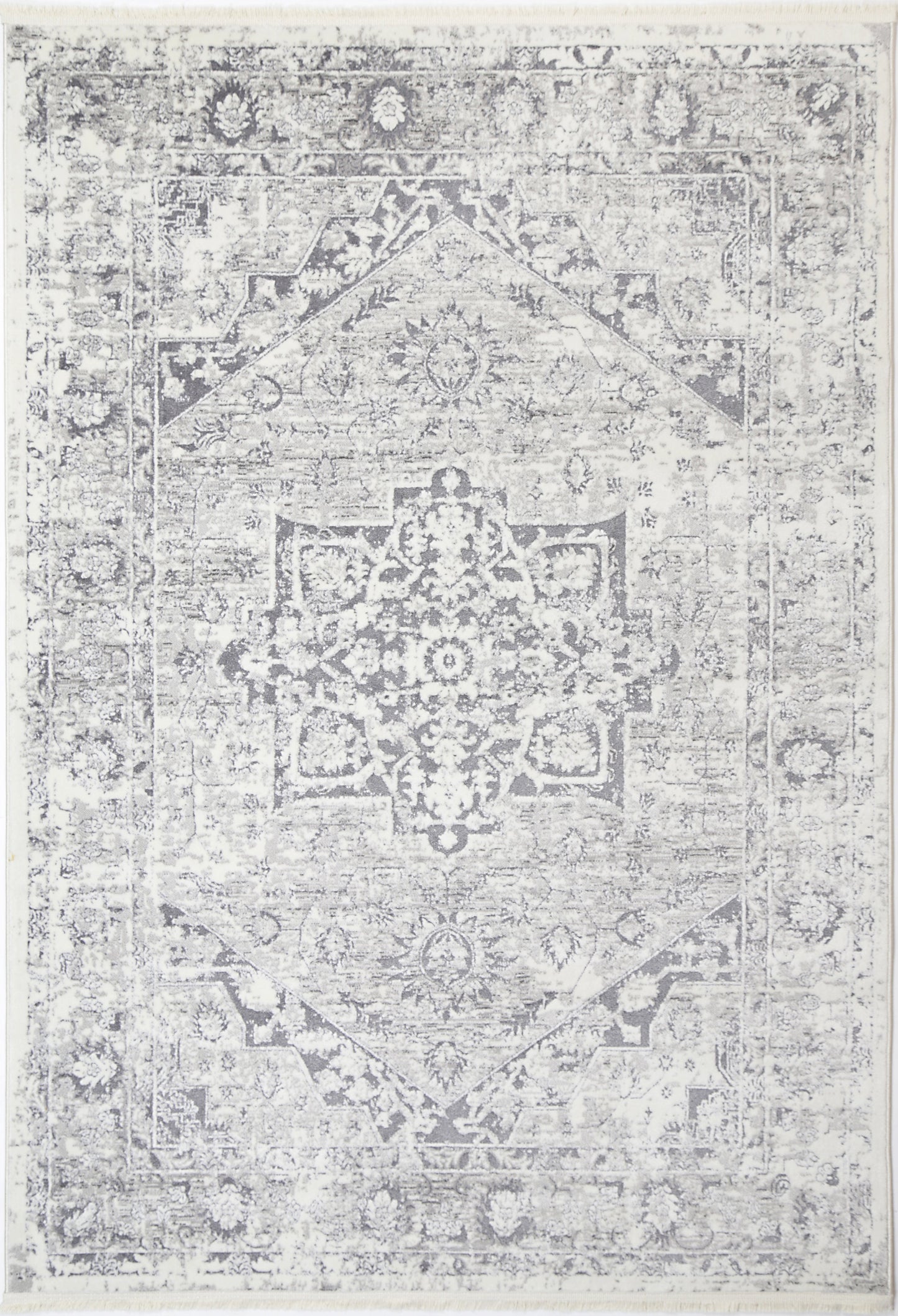 Bohemian Paradise Classic Vintage Grey Rug - 09GREY