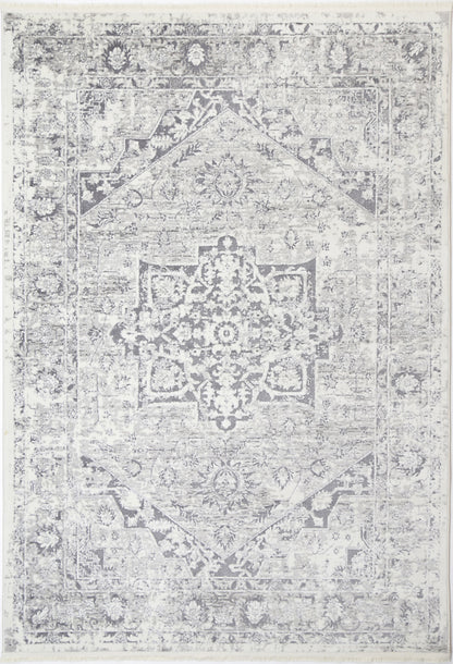 Bohemian Paradise Classic Vintage Grey Rug - 09GREY