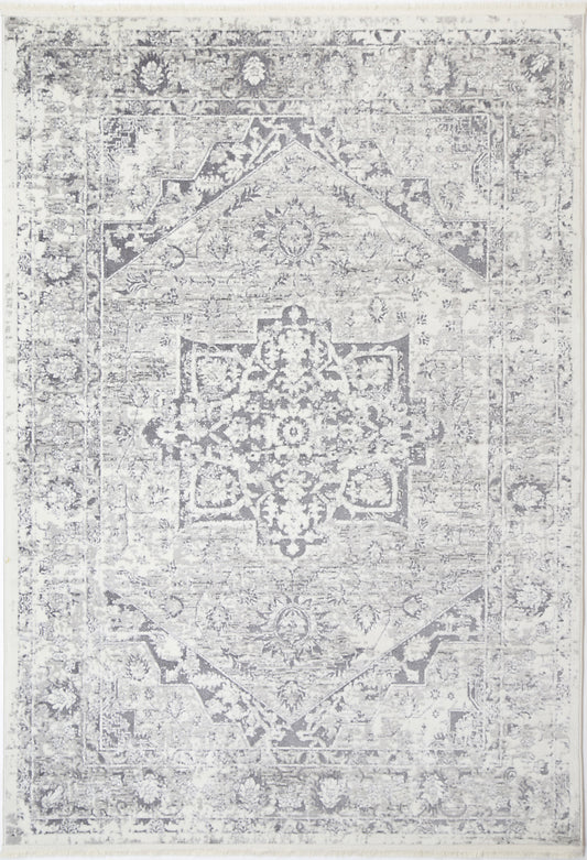 Bohemian Paradise Classic Vintage Grey Rug - 09GREY