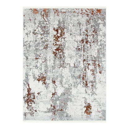 Bohemian Paradise One Modern Grey Terracotta Rug - 01GTER