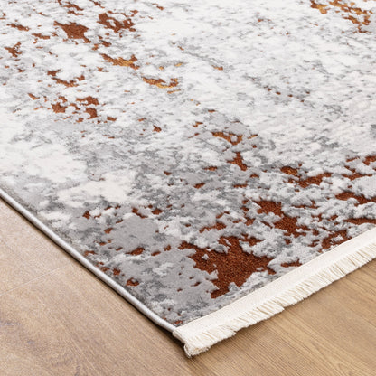 Bohemian Paradise One Modern Grey Terracotta Rug - 01GTER