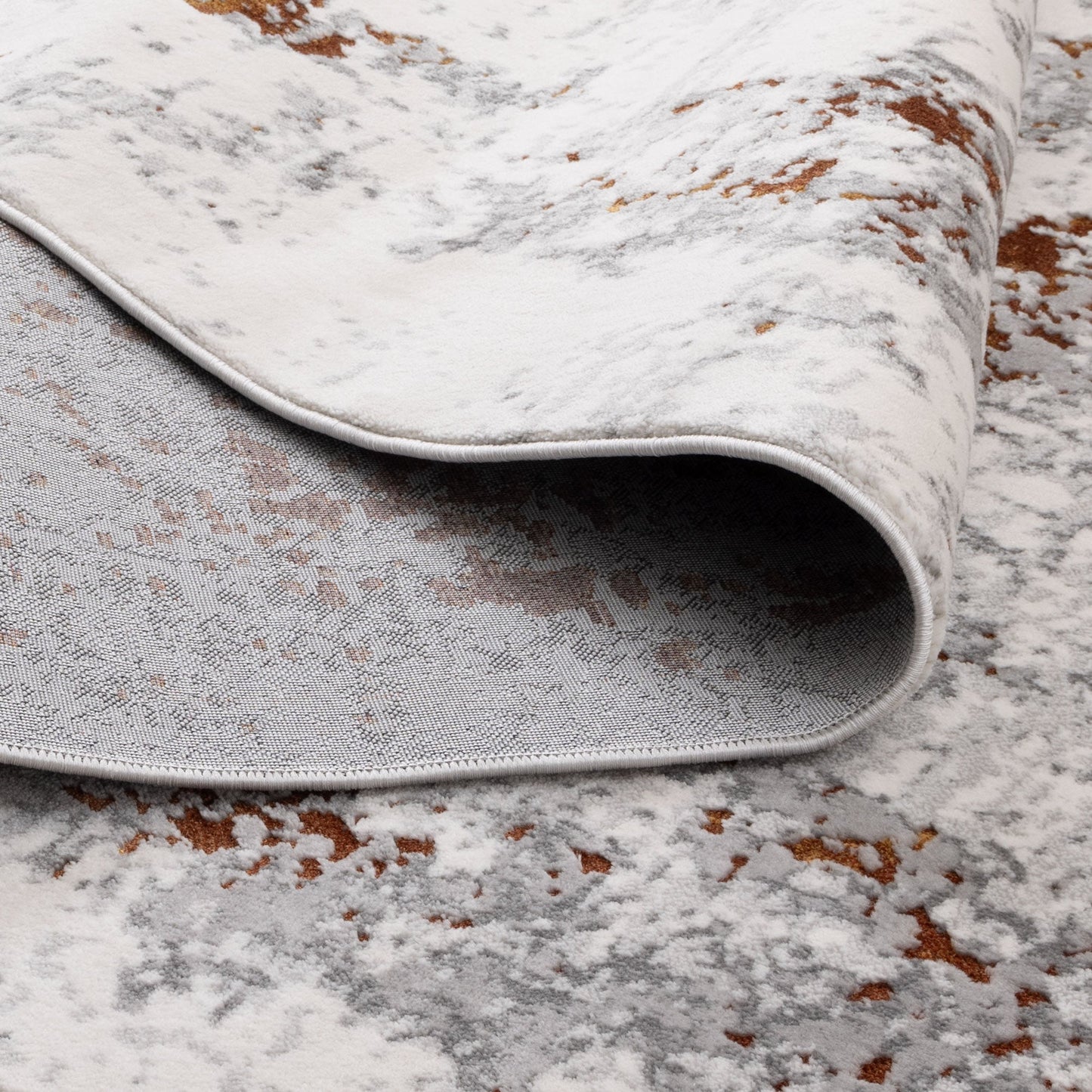 Bohemian Paradise One Modern Grey Terracotta Rug - 01GTER