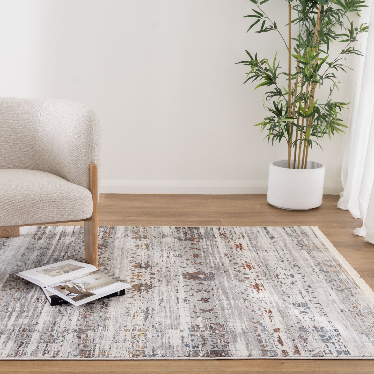 Bohemian Paradise Classic Grey Multi Rug - 02GMUL