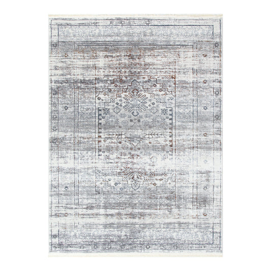 Bohemian Paradise Traditional Grey Multi Rug - 04GMUL