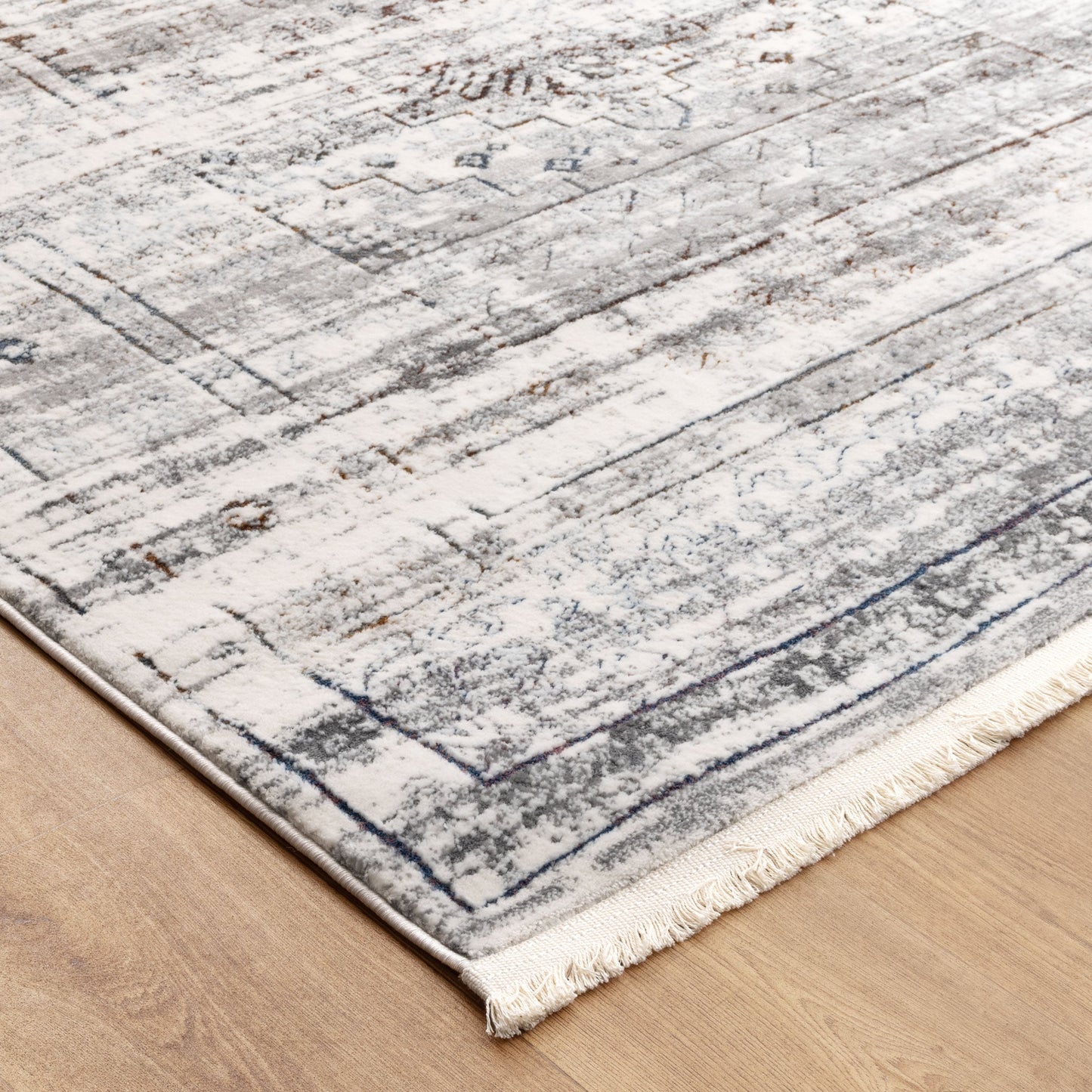 Bohemian Paradise Traditional Grey Multi Rug - 04GMUL